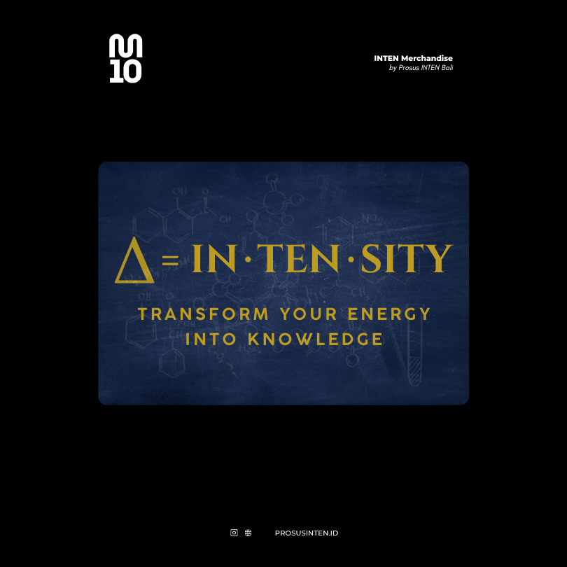 Batch 2 - IN.TEN.SITY. Transform your energy into knowledge.